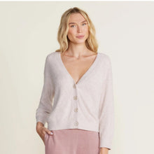 Load image into Gallery viewer, Barefoot Dreams CozyChic Lite Diamond Pointelle Cardigan, Chai