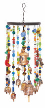 Load image into Gallery viewer, The Aura Of Glass Large Bead & Bell Wind Chime