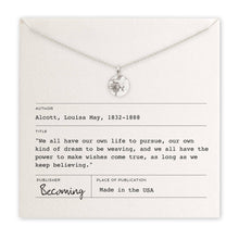 Load image into Gallery viewer, Dandelion Wish Necklace, Silver or Gold