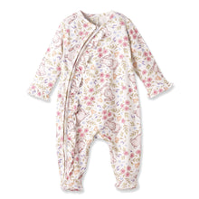 Load image into Gallery viewer, Bunny Blooms Soft Bamboo Zipper Romper