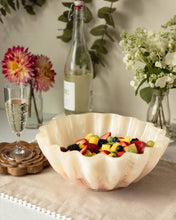 Load image into Gallery viewer, Resin Collection Scalloped Bowl, Cream