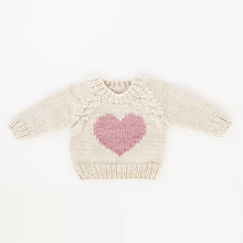 Load image into Gallery viewer, Sweetheart Crew Neck Baby Sweater