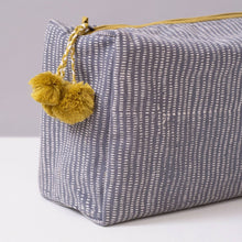 Load image into Gallery viewer, Hand Block Printed Toiletry Bag, 8 Patterns