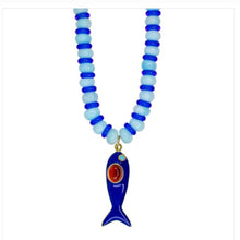 Load image into Gallery viewer, Cristina V. Beaded Fish Necklace