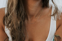 Load image into Gallery viewer, Heart Links Necklace, Silver or Gold