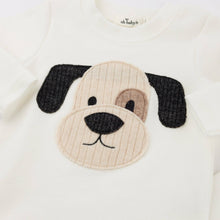 Load image into Gallery viewer, Puppy Face Applique Two Piece Set