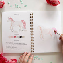 Load image into Gallery viewer, Fairytale Watercolor Workbook
