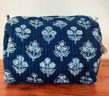 Load image into Gallery viewer, Block Print Large Cosmetic Pouch (6 Styles)