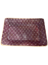 Load image into Gallery viewer, Terrafirma Ceramics Party Platter, Medium (Pine, Bordeaux)