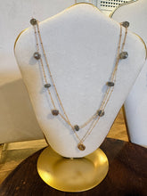 Load image into Gallery viewer, Cristina V Labradorite & Disc Layered Necklace