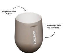 Load image into Gallery viewer, Corkcicle Pure Taste Stemless Cup, 12oz Latte/Oat Milk