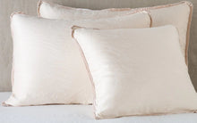 Load image into Gallery viewer, IN STOCK Bella Notte Linens Paloma Euro Sham, Pearl
