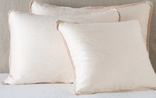 Load image into Gallery viewer, IN STOCK Bella Notte Linens Paloma Euro Sham, Pearl