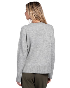 Oversized Crewneck Sweater (Oatmeal Latte, Heather Grey) 2 LEFT!