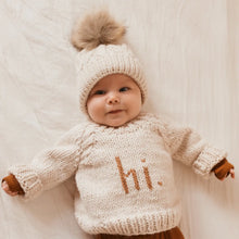 Load image into Gallery viewer, Hi Baby Crewneck Sweater
