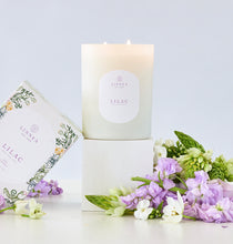 Load image into Gallery viewer, Linnea 2-Wick Lilac Soy Candle