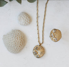 Load image into Gallery viewer, Emilie Shapiro Crescent Gemstone Pendant