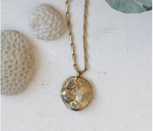 Load image into Gallery viewer, Emilie Shapiro Crescent Gemstone Pendant