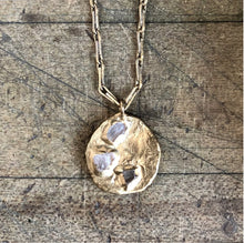 Load image into Gallery viewer, Emilie Shapiro Crescent Gemstone Pendant