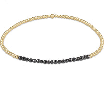 Load image into Gallery viewer, Enewton Gold Bliss Gemstone 2mm Bead Bracelet (6 Styles)
