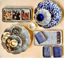 Load image into Gallery viewer, Terrafirma Ceramics Large Scallop Bowl (Cobalt, Citrus)