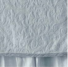 Load image into Gallery viewer, IN STOCK Bella Notte Linens Adele Coverlet (White, Cloud)