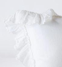 Load image into Gallery viewer, IN STOCK Bella Notte Linens Linen Whisper Sham (Deluxe, White)