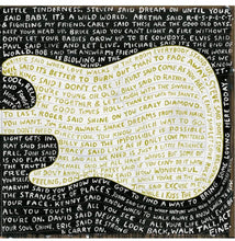 Load image into Gallery viewer, Legends Guitar Art Print on Wood (12x24, 24x36)