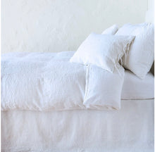 Load image into Gallery viewer, IN STOCK Bella Notte Linens Ines Duvet Cover (White, Queen)