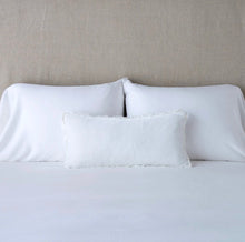 Load image into Gallery viewer, IN STOCK Bella Notte Linens Carmen Accent Pillow, White