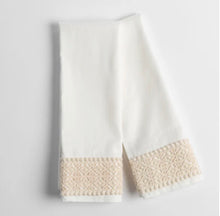 Load image into Gallery viewer, IN STOCK Bella Notte Linens Bria Pillowcase With Novola Lace, Winter White