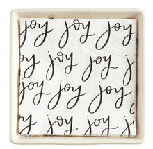 Load image into Gallery viewer, Ceramic Napkin Tray + Napkins, Joy