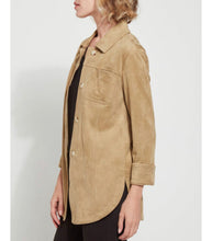 Load image into Gallery viewer, Lysse Lori Faux Suede Overshirt (Size S, L)