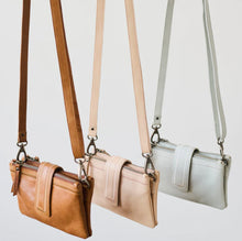 Load image into Gallery viewer, Malta Crossbody Bag (Black, Camel)