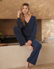 Load image into Gallery viewer, Barefoot Dreams CozyChic Ultra Lite V-Neck Hi Low Pullover, Tidewater