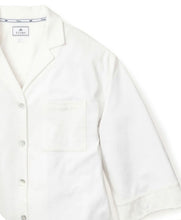 Load image into Gallery viewer, Olivia Wide Leg Pima Pajama Set, White