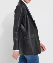Load image into Gallery viewer, Lysse Eira Vegan Leather Blazer (L, XL)