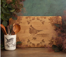 Load image into Gallery viewer, Artisan Maple Wood Serving Board, Cardinal