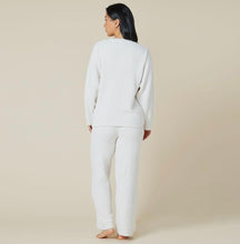 Load image into Gallery viewer, Solid Marshmallow Crew Reverse Seam Lounge Set (Coco, Almond)