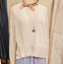 Load image into Gallery viewer, Wooden Ships Knits Levi Cardigan, White