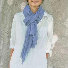 Load image into Gallery viewer, Boho Organic Cotton Scarf (12 Colors)
