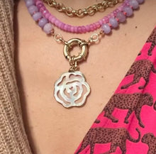 Load image into Gallery viewer, Cristina V. Rose Mother of Pearl Charm
