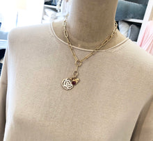 Load image into Gallery viewer, Cristina V. Paperclip Y Chain Necklace