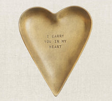 Load image into Gallery viewer, Brass Heart Trinket Trays, 6 Styles