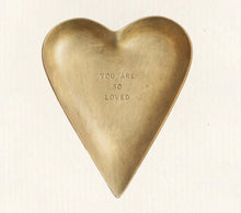 Load image into Gallery viewer, Brass Heart Trinket Trays, 6 Styles