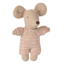 Load image into Gallery viewer, Maileg Baby Mouse In Carry Cot, Rose