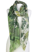 Load image into Gallery viewer, Sherwood Wool Scarf  (Green, Blue)