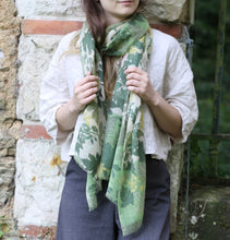 Load image into Gallery viewer, Sherwood Wool Scarf  (Green, Blue)