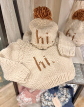 Load image into Gallery viewer, Hi Baby Crewneck Sweater
