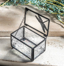 Load image into Gallery viewer, Dragonfly Textured Glass Box